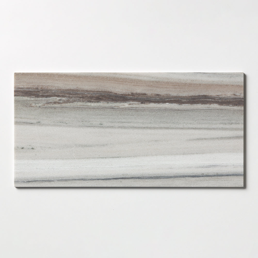 Silver Sky Honed Marble Tile