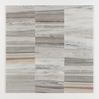 Silver Sky Polished Marble Tile