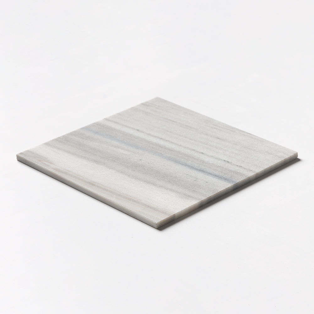 Silver Sky Polished Marble Tile
