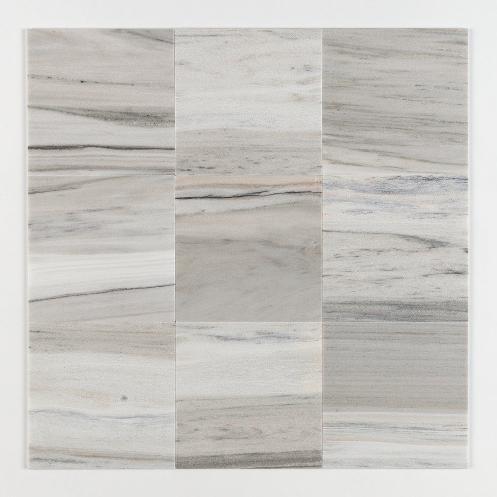 Silver Sky Polished Marble Tile