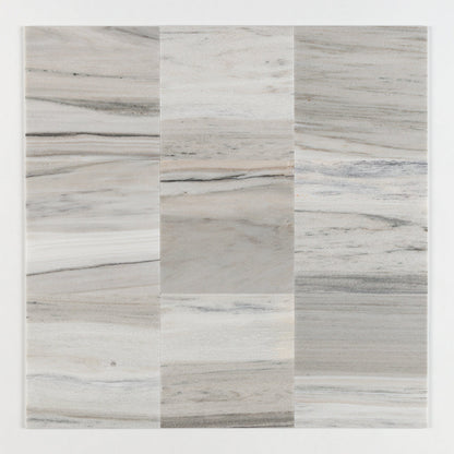 Silver Sky Polished Marble Tile