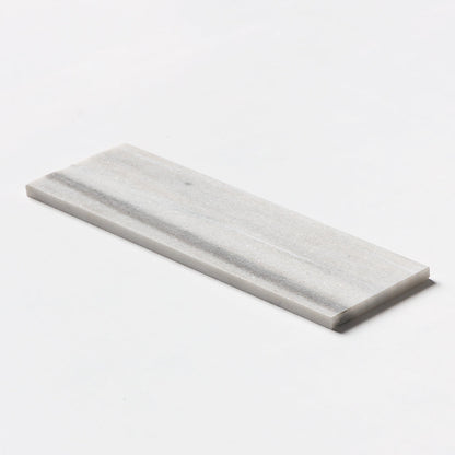 Silver Sky Polished Subway Marble Tile