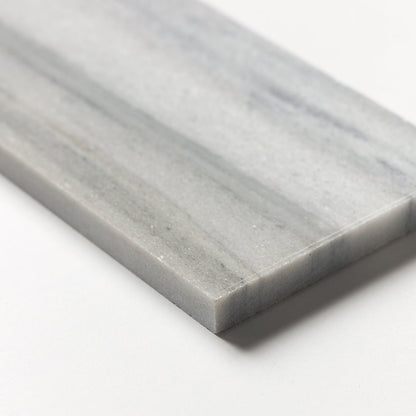 Silver Sky Polished Subway Marble Tile