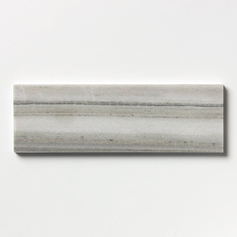 Silver Sky Polished Subway Marble Tile
