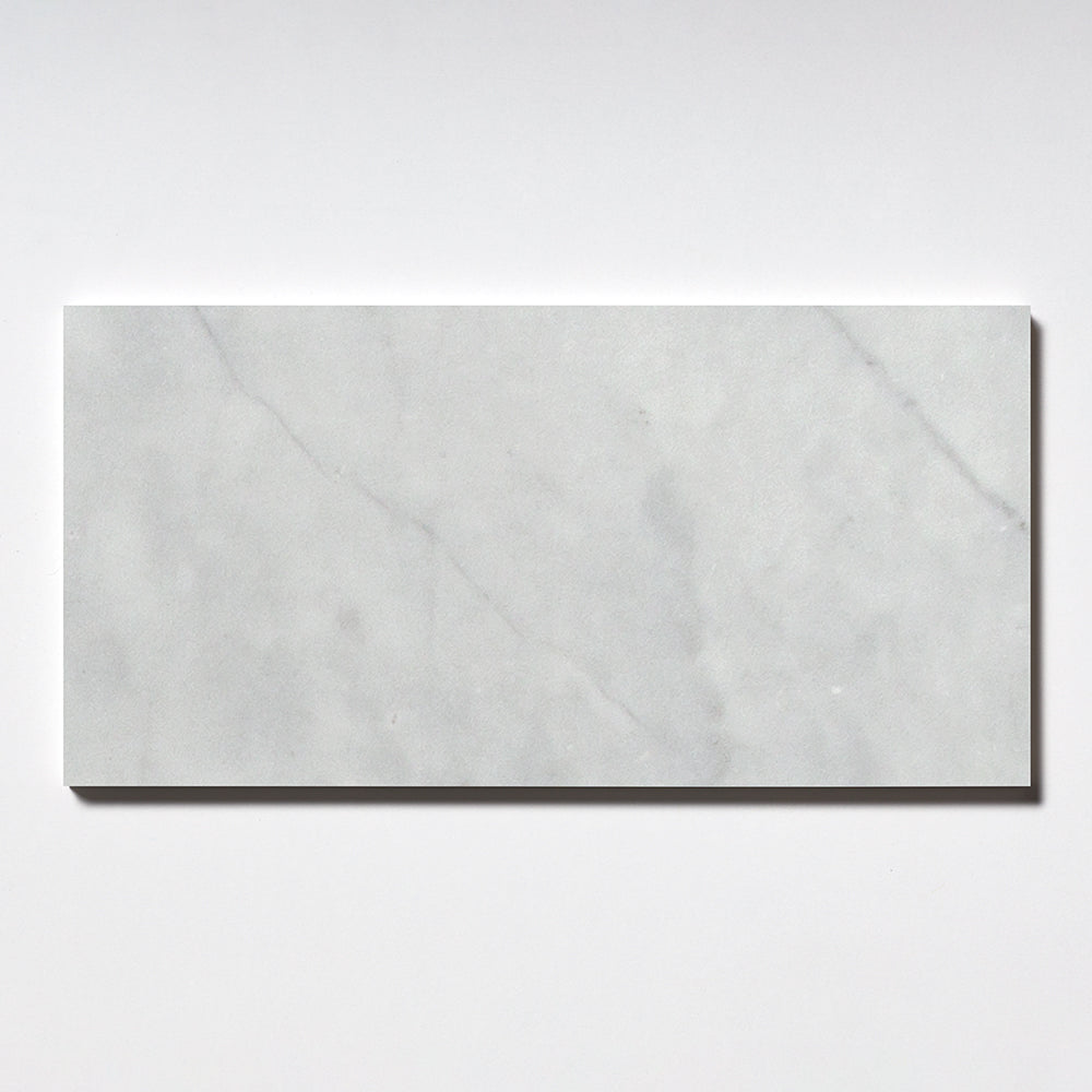 Carrara T Honed Marble Tile