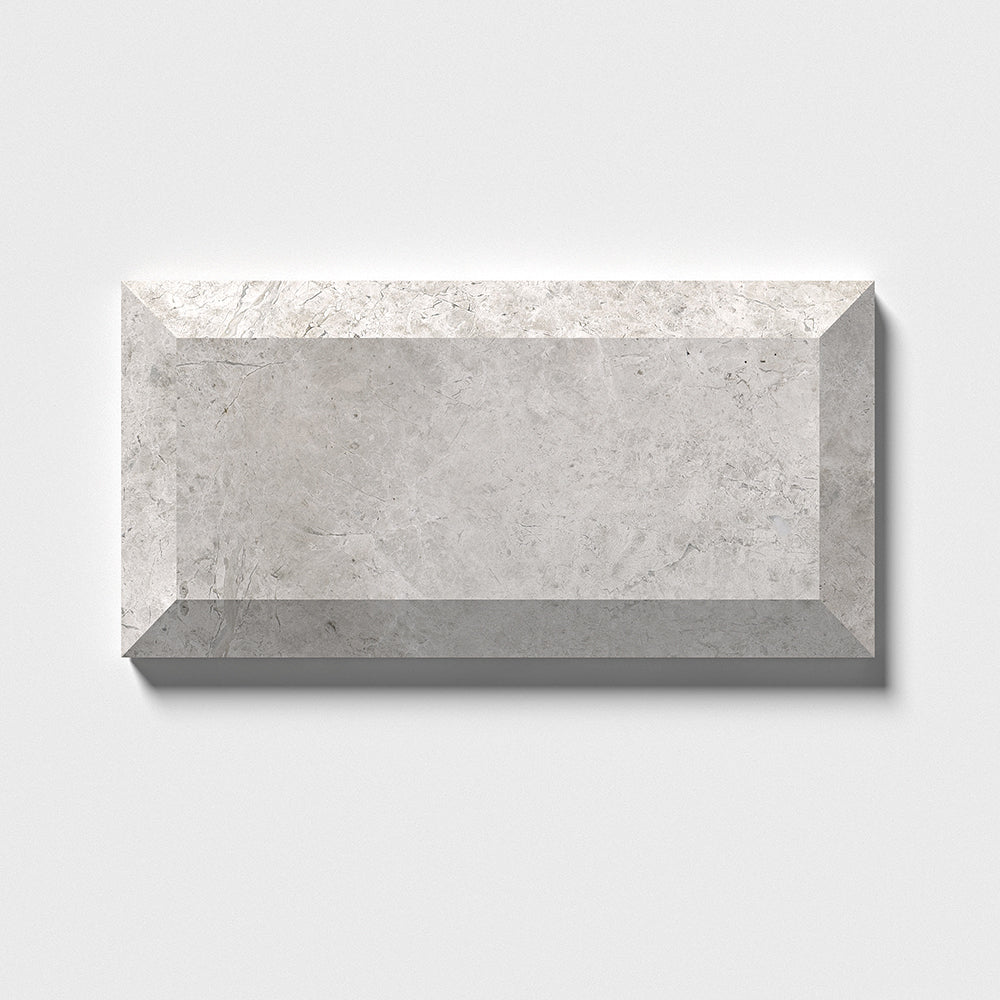 Silver Sky Honed Subway Marble Tile