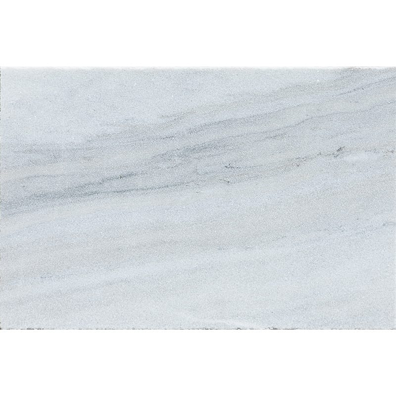 Silver Sky Vein Cut Textured Marble Tile