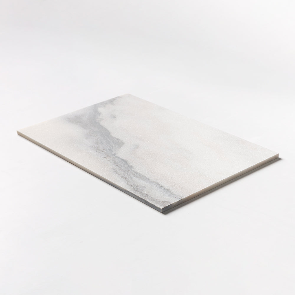 Silver Sky Fine Textured Marble Tile