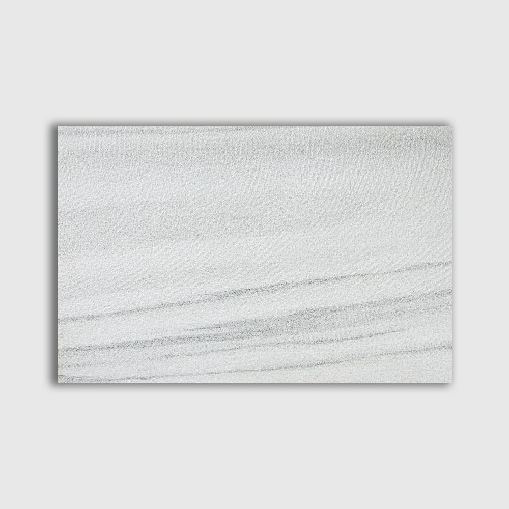 Silver Sky Vein Cut Rustic Textured Marble Tile