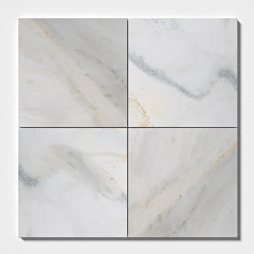 Silver Sky Polished Marble Tile