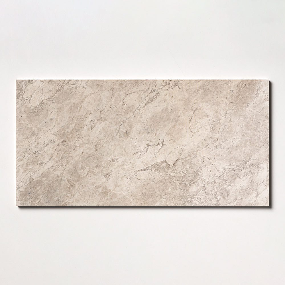 Silver Mystique Polished Marble Tile