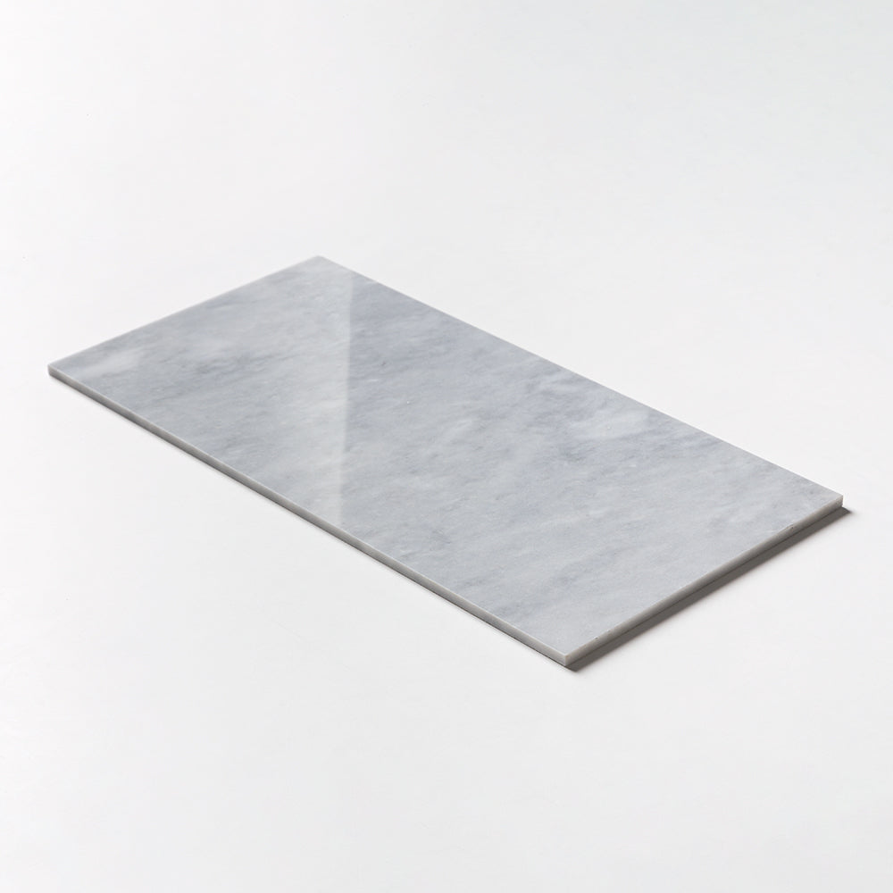 Bardiglio Light Polished Marble Tile