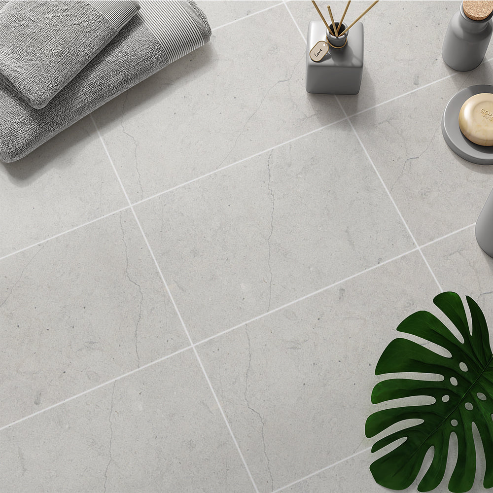Thala Gray Honed Subway Limestone Tile
