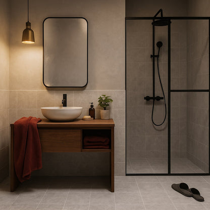 Bardiglio Light Honed Marble Tile