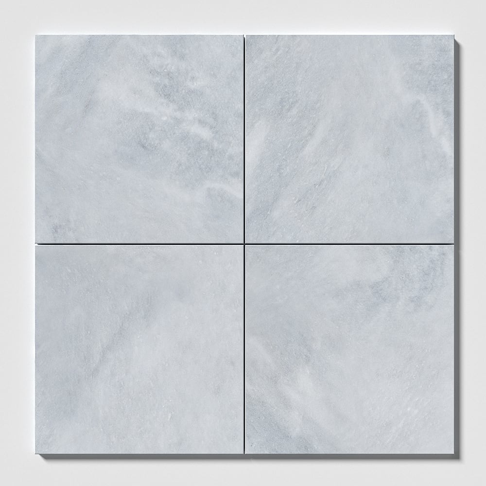 Bardiglio Light Honed Marble Tile