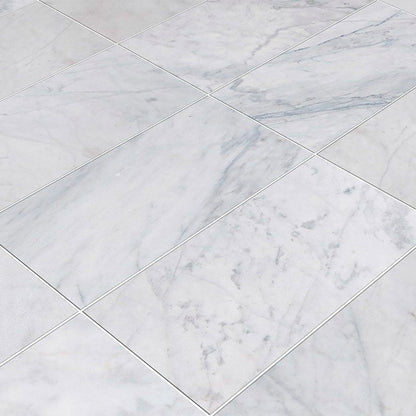 Carrara T Honed Marble Tile