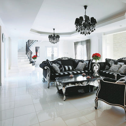 Alpina White Polished Marble Tile