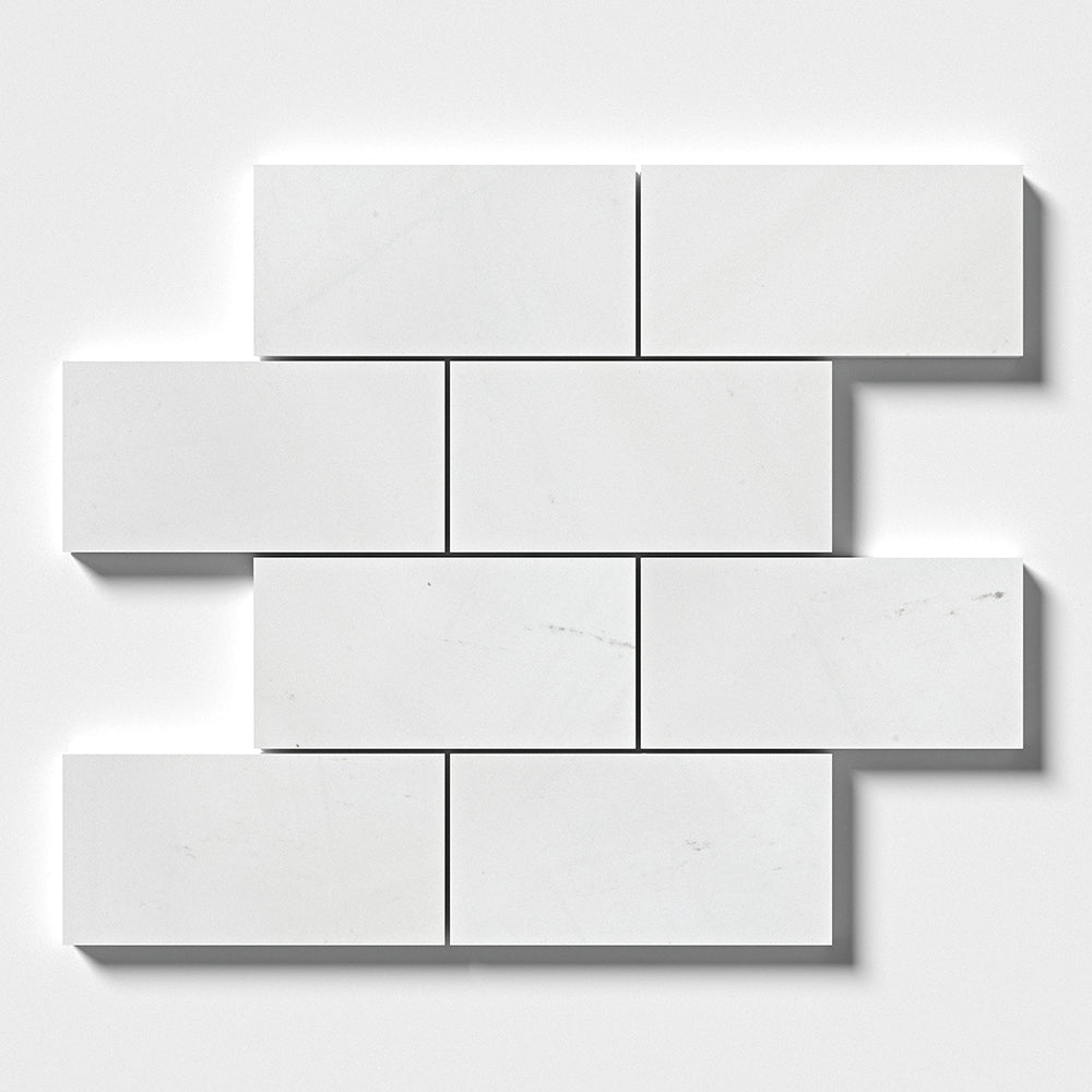 Alpina White Polished Marble Tile