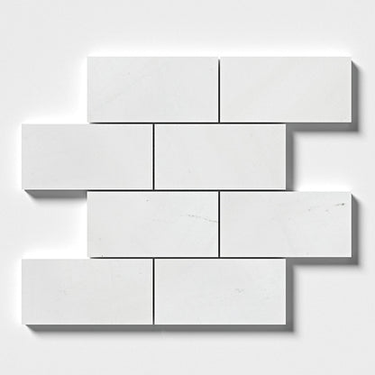 Alpina White Polished Marble Tile