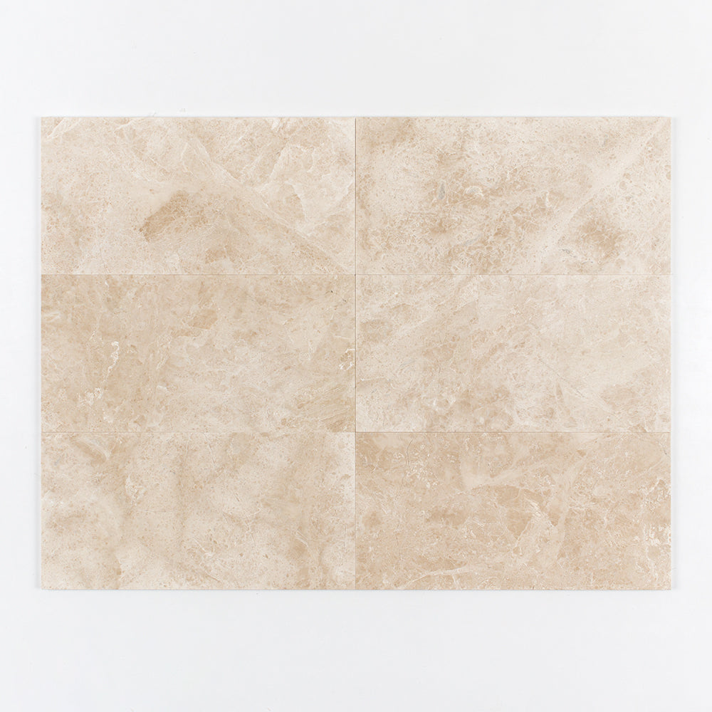 Delicate Beige Polished Marble Tile