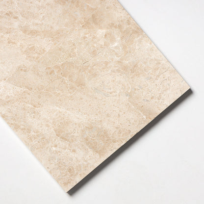 Delicate Beige Polished Marble Tile