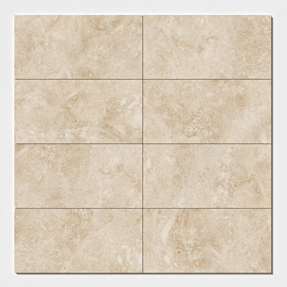 Delicate Beige Polished Marble Tile