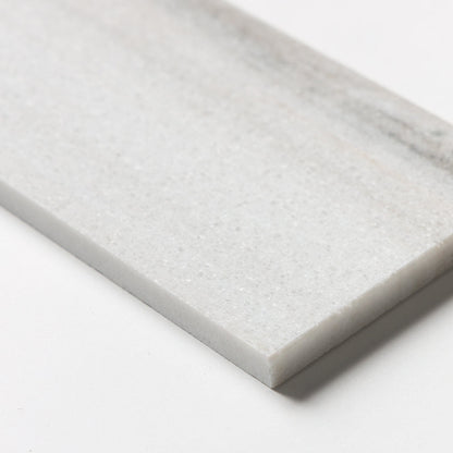 Silver Sky Honed Subway Marble Tile