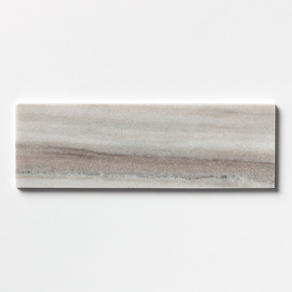 Silver Sky Honed Subway Marble Tile