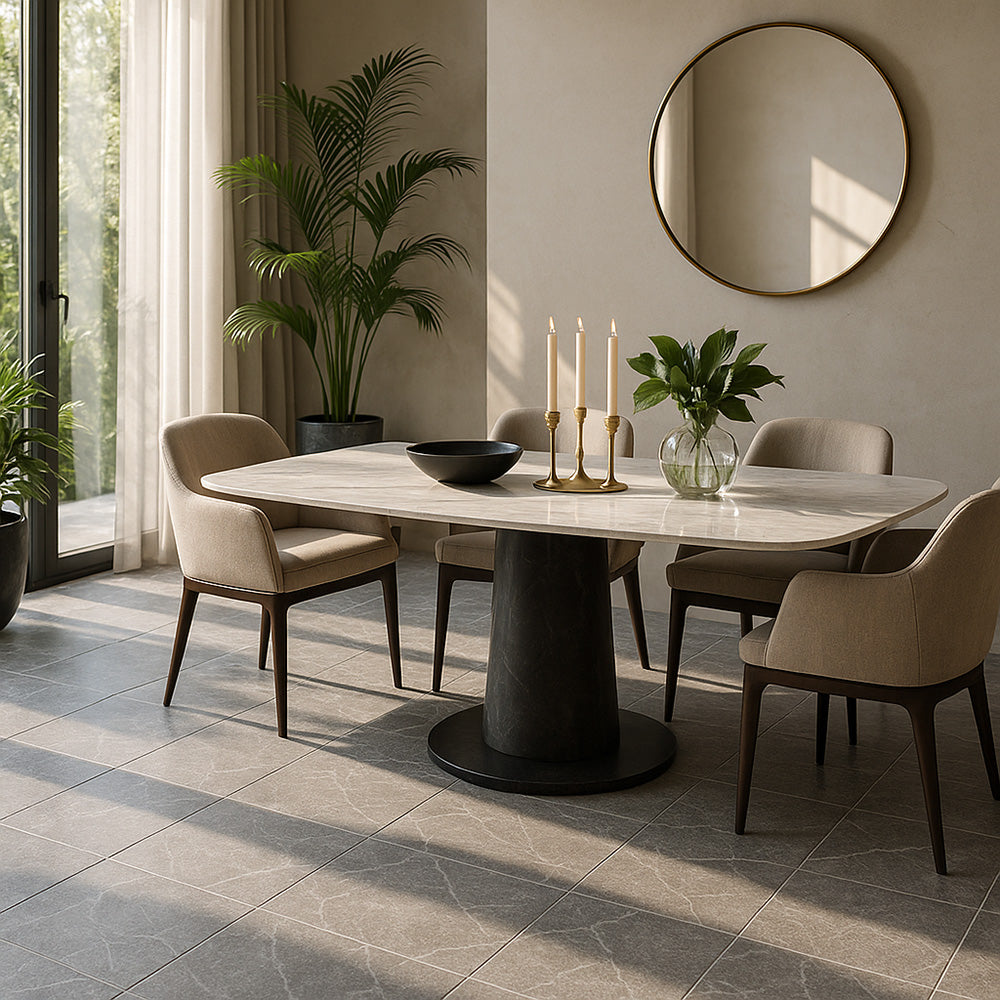 Nero Textured Marble Tile