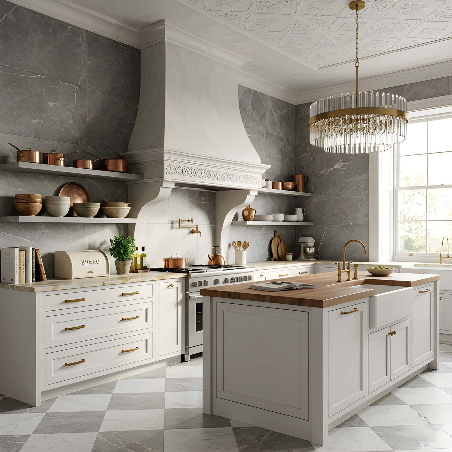 Nero Textured Marble Tile