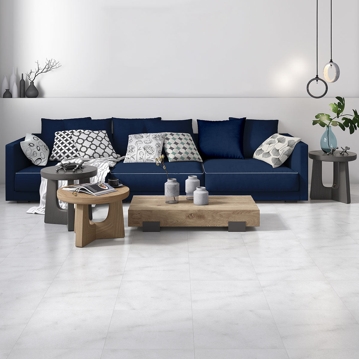 Calacatta T Honed Marble Tile