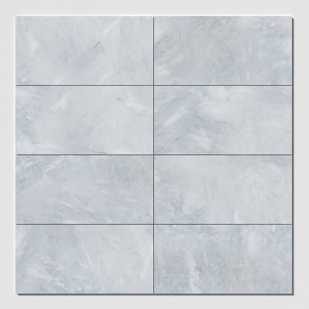 Bardiglio Light Honed Marble Tile