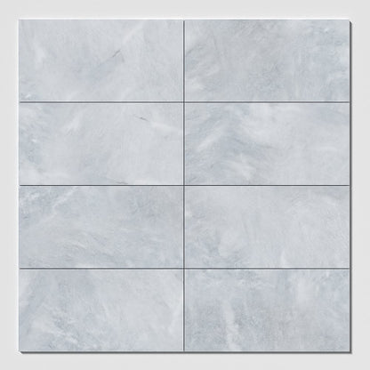 Bardiglio Light Honed Marble Tile