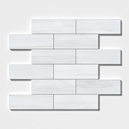 Bianco Dolomiti Polished Subway Marble Tile