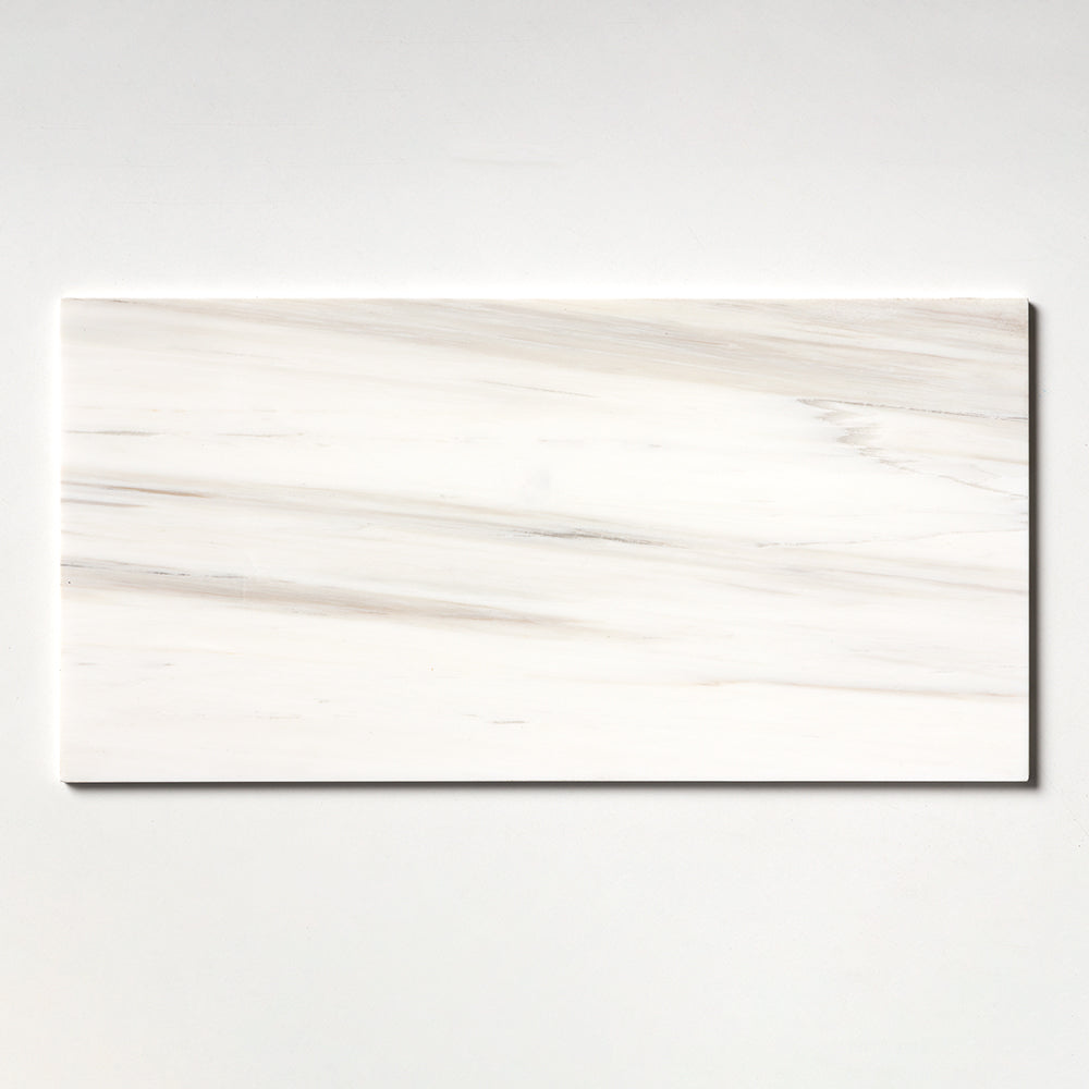 Bianco Dolomiti Honed Marble Tile
