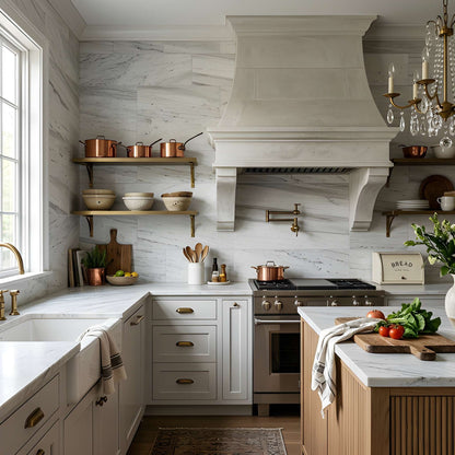 Bianco Dolomiti Honed Marble Tile