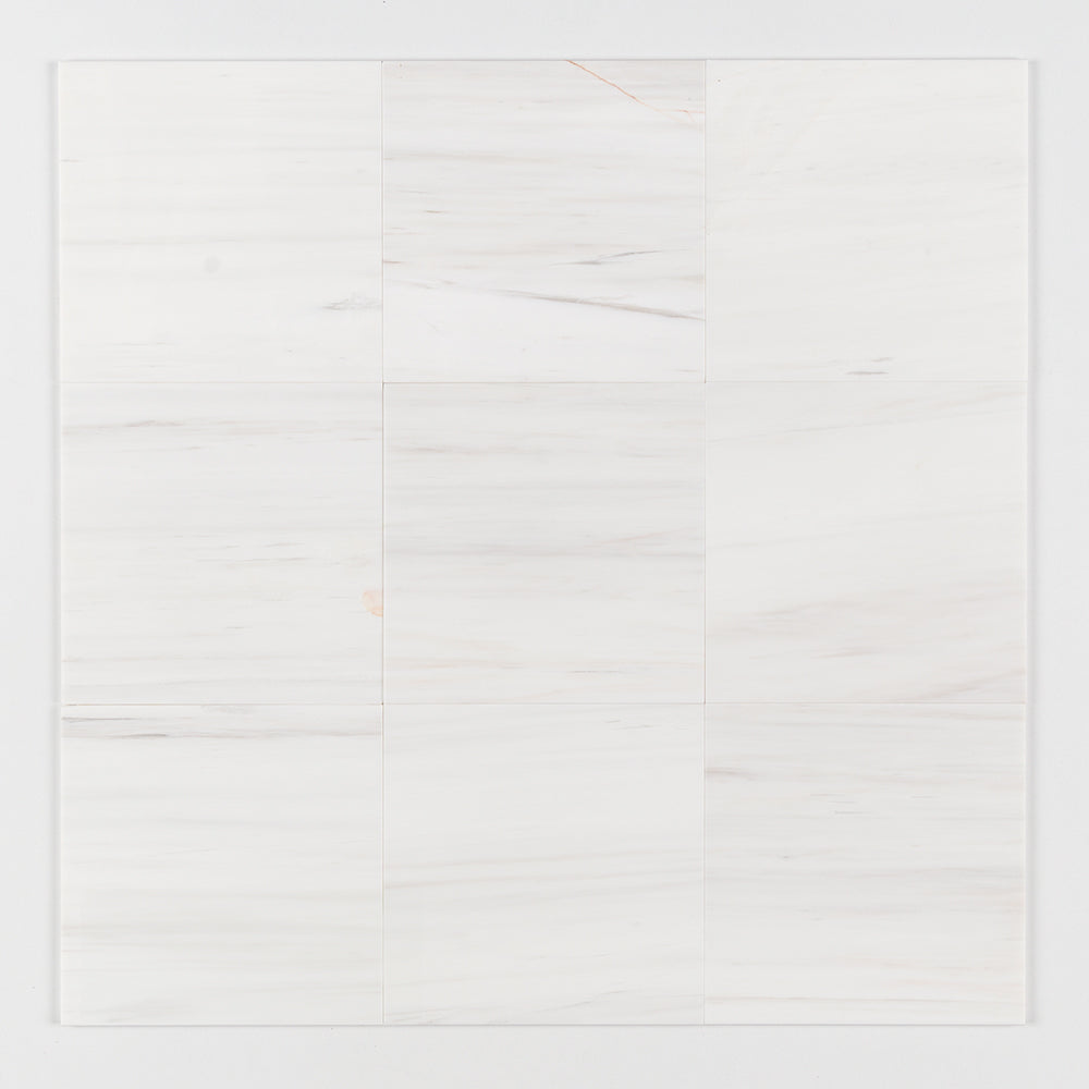 Bianco Dolomiti Honed Marble Tile
