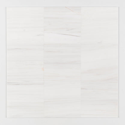 Bianco Dolomiti Honed Marble Tile