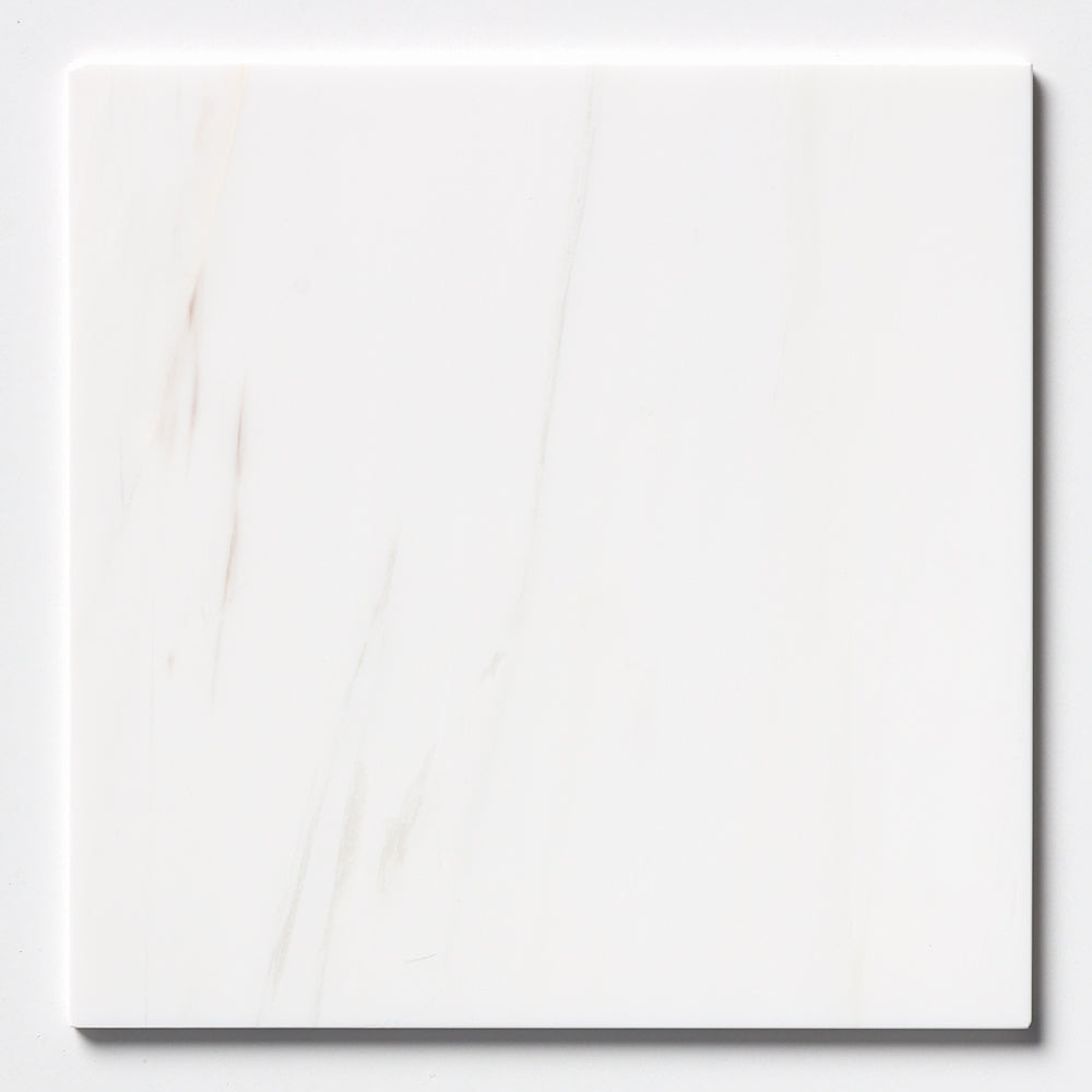 Bianco Dolomiti Honed Marble Tile
