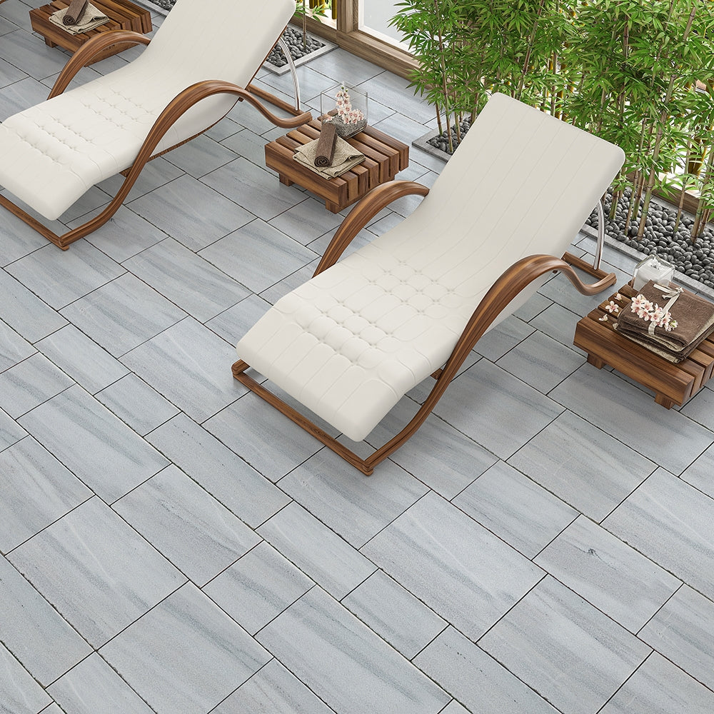 Silver Sky Vein Cut Textured Linear Marble Patterns