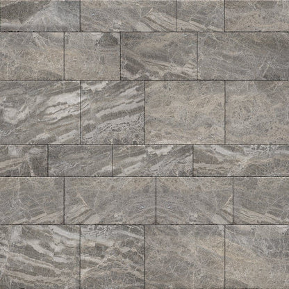 Maroon Di Notte Textured Linear Marble Patterns