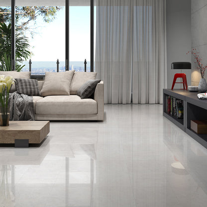 Siberian White Polished Marble Tile