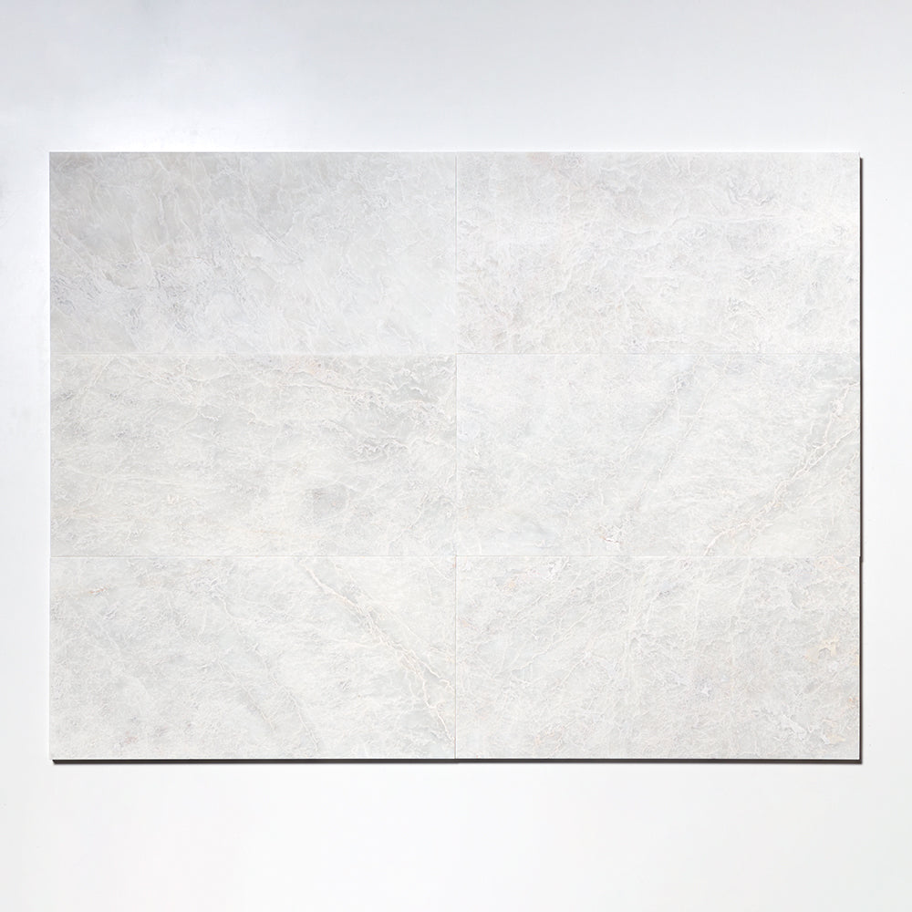 Siberian White Honed Marble Tile