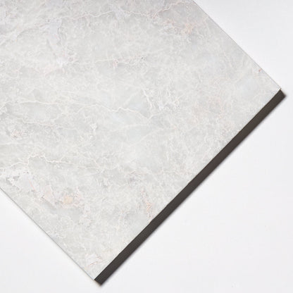 Siberian White Honed Marble Tile