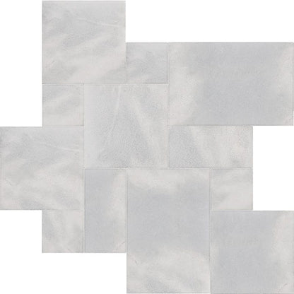 Bardiglio Light Textured Marble Tile