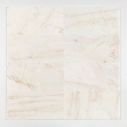 Calacatta Cremo Honed Marble Tile
