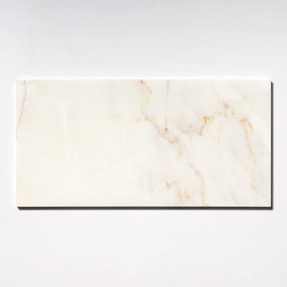 Calacatta Cremo Honed Marble Tile