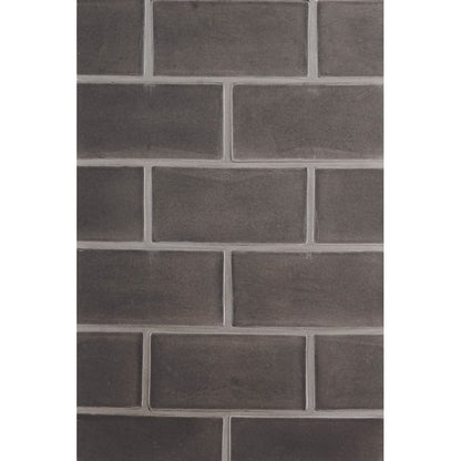 Coffee Glossy Subway Ceramic Tile