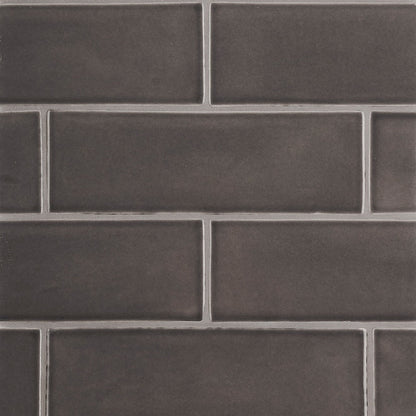 Coffee Glossy Subway Ceramic Tile