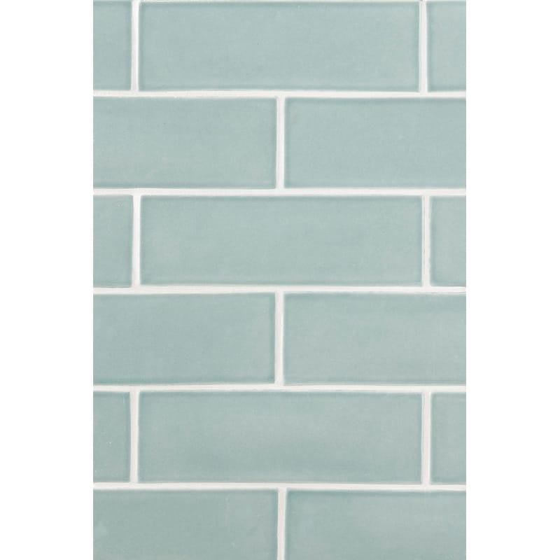 Sage Glossy Subway Ceramic Tile